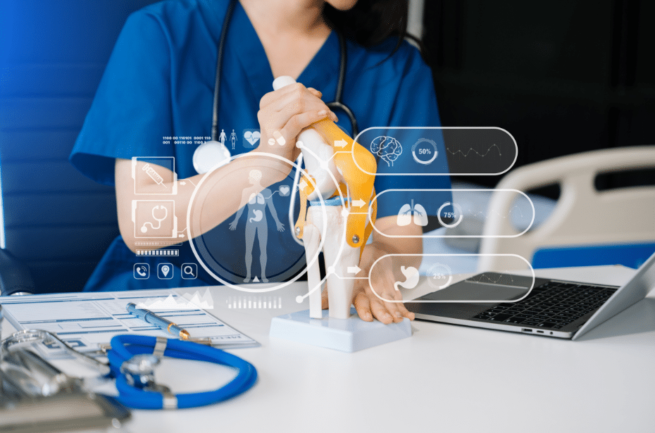 How AI is revolutionising the healthcare sector medical doctor working remote artificial intelligence