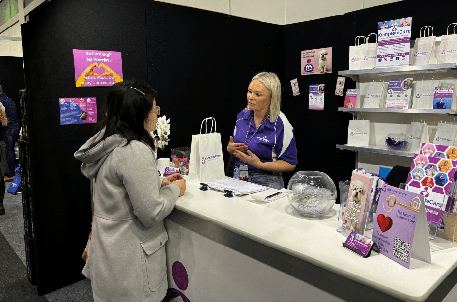 KompleteCare Expansion to Perth client staff interaction expo quality care provider