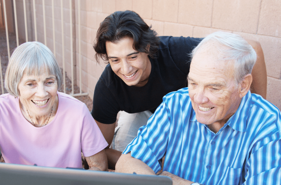 older people elderly family support care ageist ageism technology 