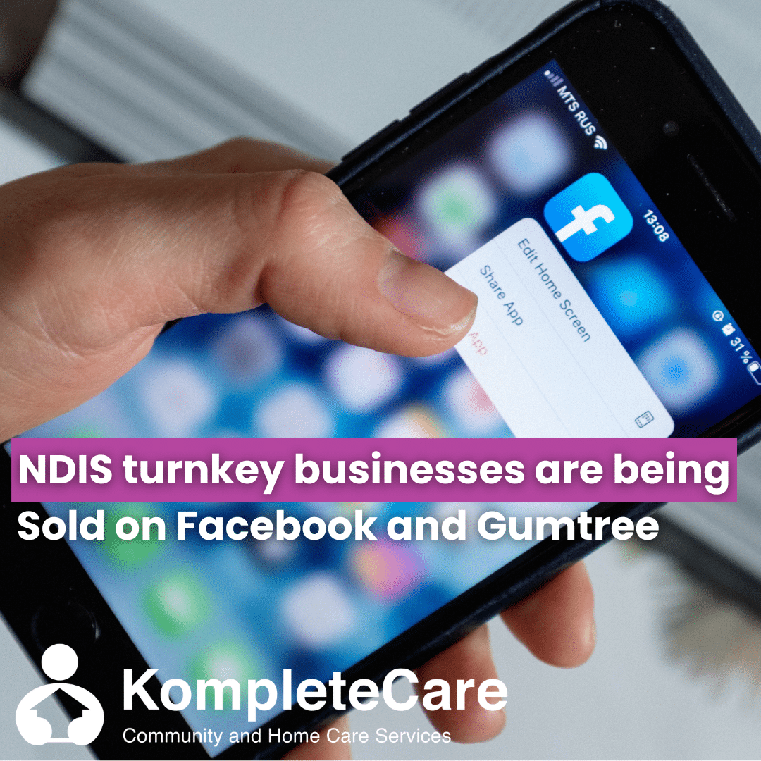 NDIS turnkey businesses are being sold on Facebook and Gumtree