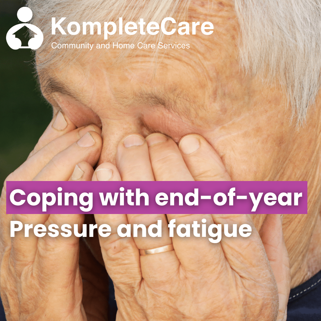 Coping with end of year pressure and fatigue
