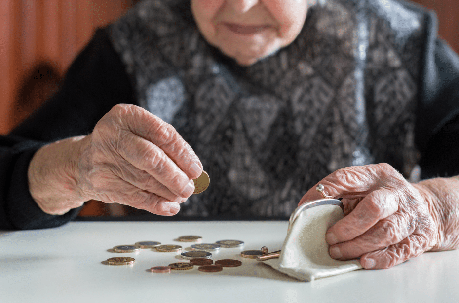 financial hardship elderly people funding Support at Home services australia money counting government