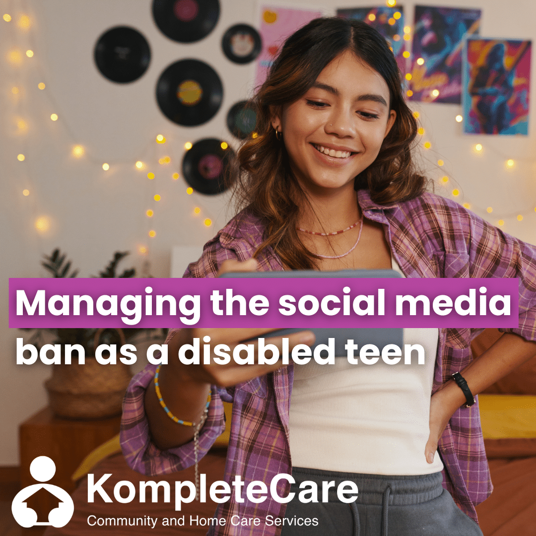 Managing the social media ban as a disabled teen